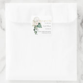 KUTE SILVER WITTE BALLOON FLORAL AFSTUDEERDER CONG VIERKANTE STICKER (Tas)