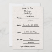 Kute Singing Blue Bird Tree Kaart (Achterkant)