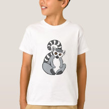 Kute Sitting Ring-Tailed Lemur