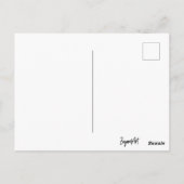 Kute slaapsleuf briefkaart (Achterkant)