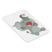 Kute slapy Cartoon ellephant Flexible Magnet Magneet (Rechterzijde)