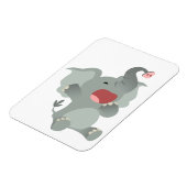 Kute slapy Cartoon ellephant Flexible Magnet Magneet (Linkerzijde)