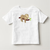 Kute sleuf, Baby sleuf, luie sleuf, slapende sleuf Kinder Shirts (Voorkant)