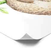 Kute sleuf geeft geen offerte op poster (Hoek)