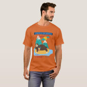 Kute sleuf Ik heb een 6 maanden durende vakantie n T-shirt (Voorkant volledig)