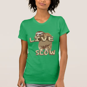 Kute sleuf - LIVE SLOW T-shirt