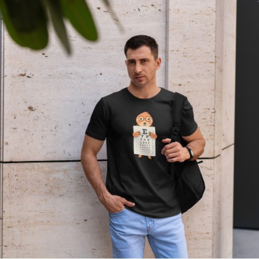 Kute sleuf met yechart t-shirt