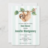 Kute sleuf ondersteboven in Waterverf Shower Kaart (Voorkant)