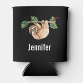 Kute sleuf ondersteboven Waterverf Blikjeskoeler (Voorkant)