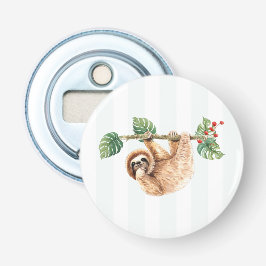 Kute sleuf ondersteboven Waterverf Button Flesopener