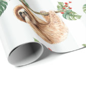 Kute sleuf ondersteboven Waterverf Cadeaupapier (Rol Hoek)