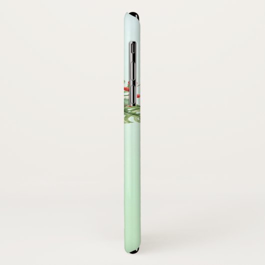 Kute sleuf ondersteboven Waterverf Case-Mate iPhone Case (Achterkant/links)