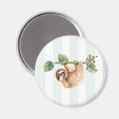 Kute sleuf ondersteboven Waterverf Magneet (Voorkant / Achterkant)