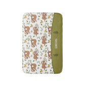 Kute sleuven die op de Kind van de bomen staan Badmat (Voorkant Verticaal)