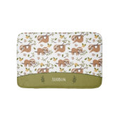 Kute sleuven die op de Kind van de bomen staan Badmat (Voorkant)