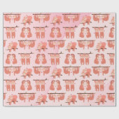 Kute sleuven die papier verpakken (Vlak)