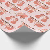 Kute sleuven die papier verpakken (Hoek)