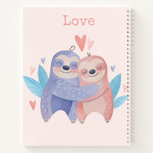 Kute Slots in Love Notitieboek (Achterkant)