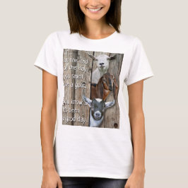 Kute Smell als een geit T-shirt