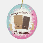 Kute smores bakkerij snoep keramisch ornament (Links)