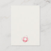 Kute Soft Red Blue Sailboat Books for Baby shower Informatiekaartje (Achterkant)