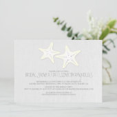 Kute spaar van Staanvis Bridal Shower Invitations Kaart (Staand voorkant)