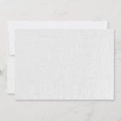 Kute spaar van Staanvis Bridal Shower Invitations Kaart (Achterkant)