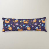 Kute Space Cats Body Pillow Lichaamskussen (Achterkant)