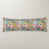 Kute Space Cats Body Pillow Lichaamskussen (Voorkant)