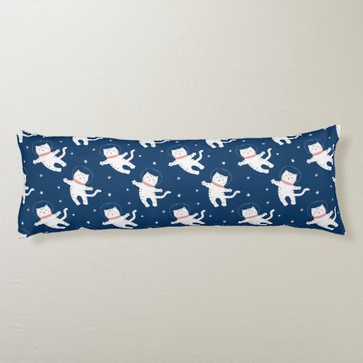 Kute Space Cats Body Pillow Lichaamskussen (Achterkant)