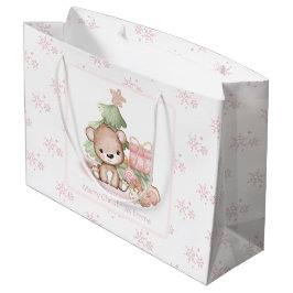 Kute speciale kersttas voor meisjes groot cadeauzakje