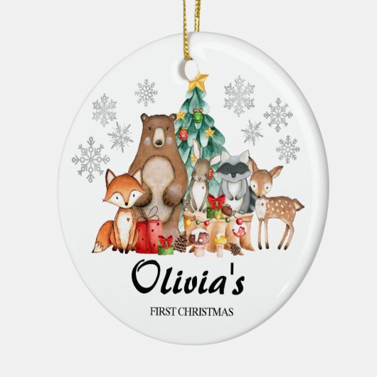 Kute Specialized First's Kerstbeest Keramisch Ornament (Links)