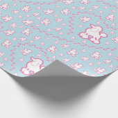 Kute Speelgoed Poodle Pattern Kinder Wrapping Pape Cadeaupapier (Hoek)