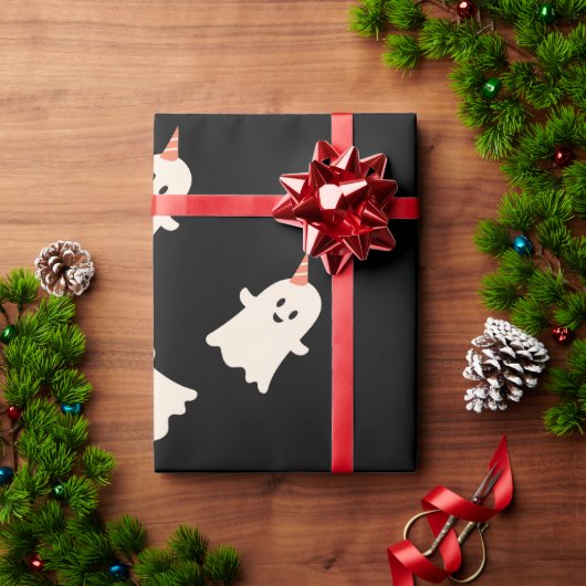 Kute spookpatroon Halloween-thema Verpakkingspapie Cadeaupapier (Feestdagen Geschenken)