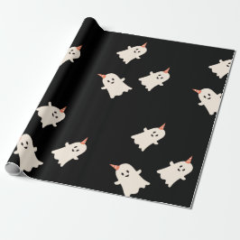 Kute spookpatroon Halloween-thema Verpakkingspapie Cadeaupapier