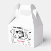 Kute spooky cartoon kinderen op maat bedankdoosjes (Voorkant Zijde)