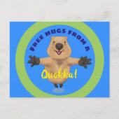 Kute springquokka cartoon briefkaart (Voorkant)