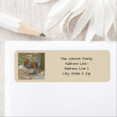 Kute Squirrel Return Address Labels (Insitu)