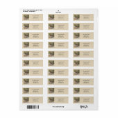 Kute Squirrel Return Address Labels (Full Sheet)