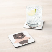 Kute sterke Cartoon Varkenspijn Onderzetters Reeks (Rechterzijde)