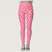 KUTE Stijlroze roze patroon Leggings (Voorkant)