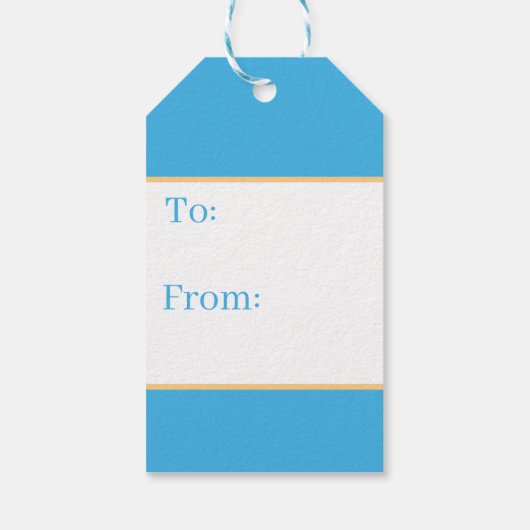 Kute strand palm tree Patroonparty Cadeaulabel (Achterkant)