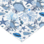 Kute strandkrabben en schildpadden tafelkleed (Gekanteld)