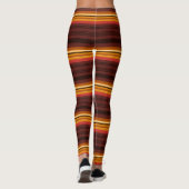 Kute  strepen werpen kussen leggings (Achterkant)