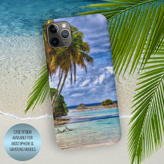 Kute  Summer Hawaiian Beach Waterverf iPhone 15 Pro Max Case