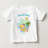 Kute Summer Vacation Name Beach Baby Boy (Voorkant)