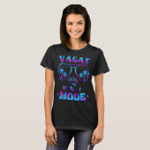 Kute Summer Vacay Mode Beach Mode Retro Cruise T-shirt (Voorkant volledig)