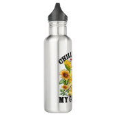 Kute Sunflower Summer Gnomen voor mam Chillin met Waterfles (Links)