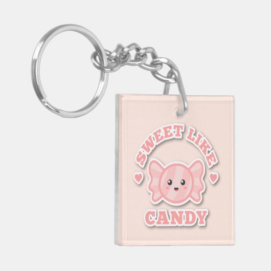 Kute Sweet-like Snoep Sleutelhanger (Voorkant Links)