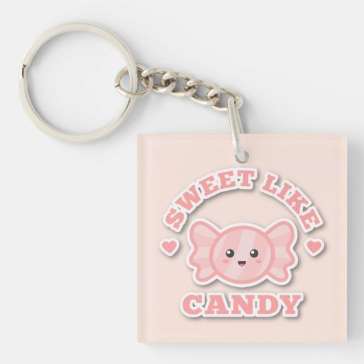 Kute Sweet-like Snoep Sleutelhanger (Voorkant)